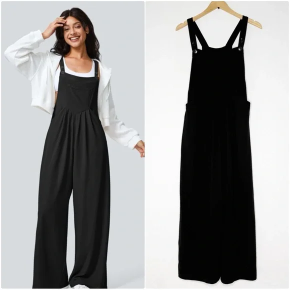 HALARA Black Jumpsuit - Picture 1 of 8